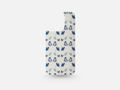 Blue Butterfly and Florals-Insert Only