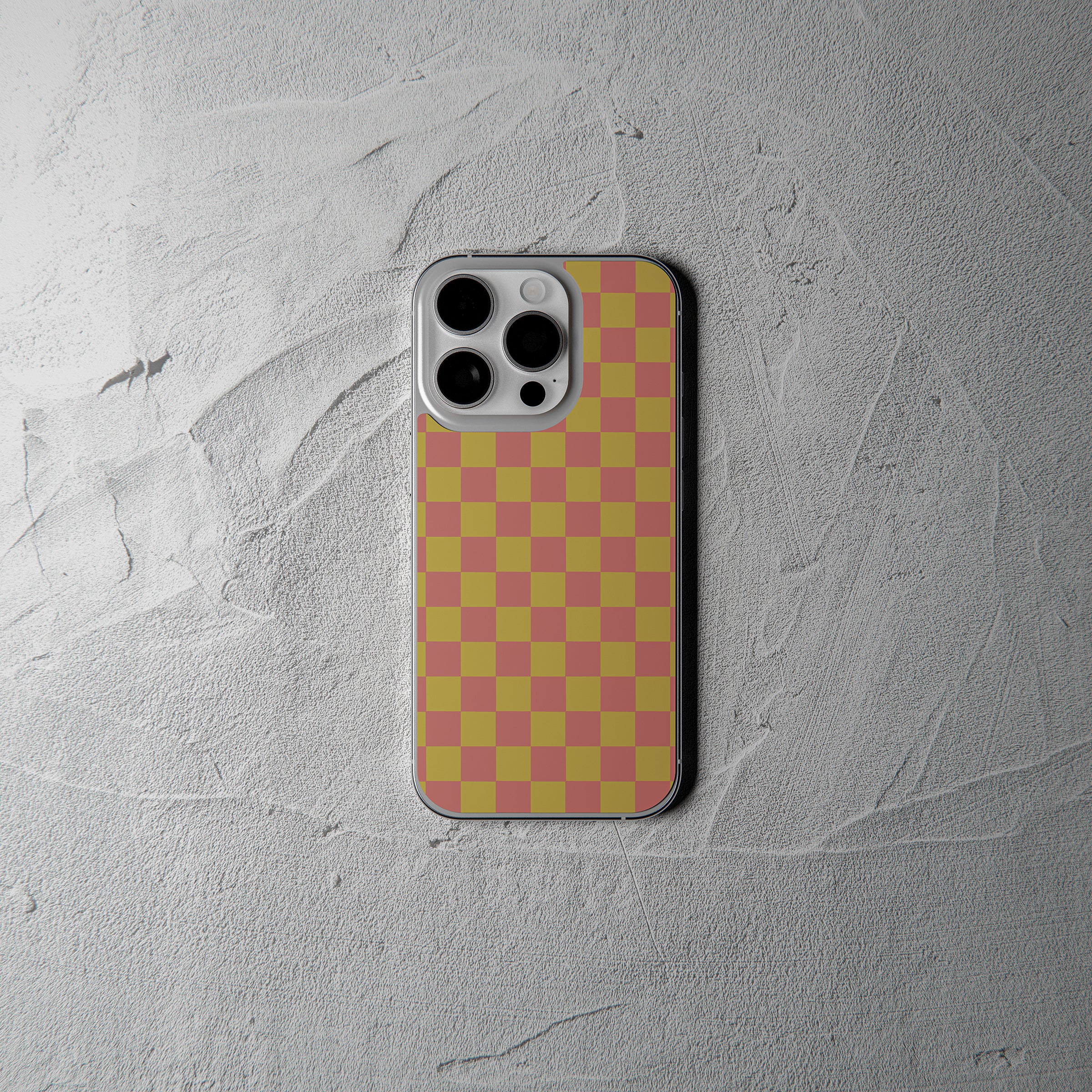 Pink and Mustard Checkers-Insert Only